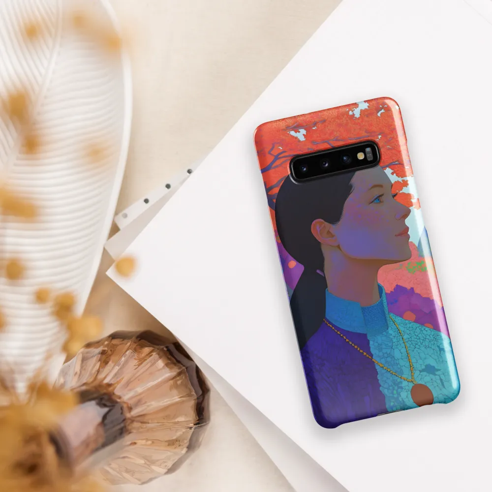 Harmony in Color: A Portrait of Serenity | Phone Case |  S10 Plus | Snap Case | Glossy