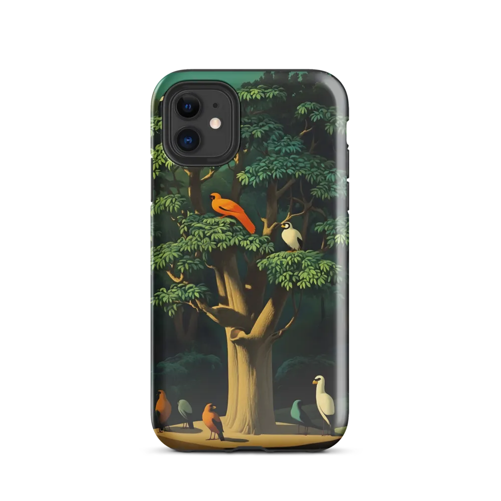 Harmony in Color: A Surreal Bird Symphony