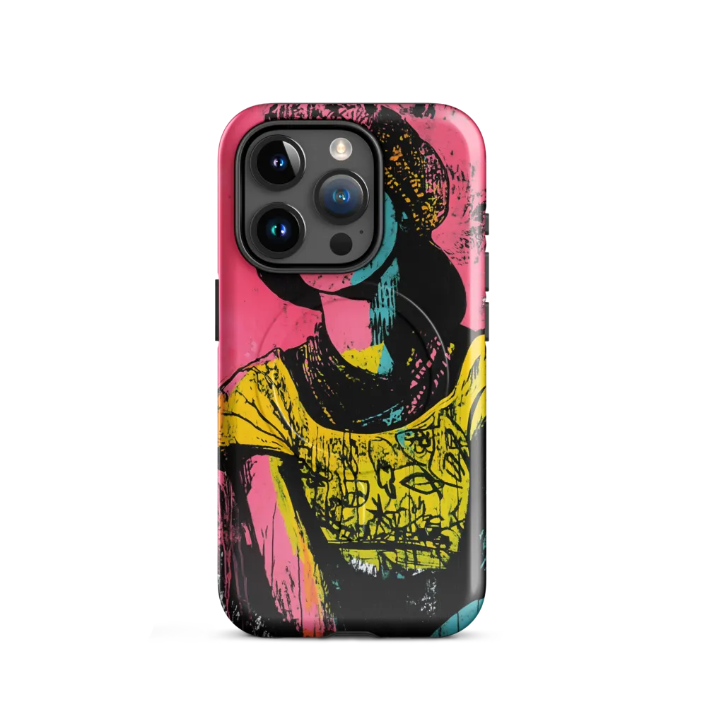 Urban Elegance: A Graffiti Portrait