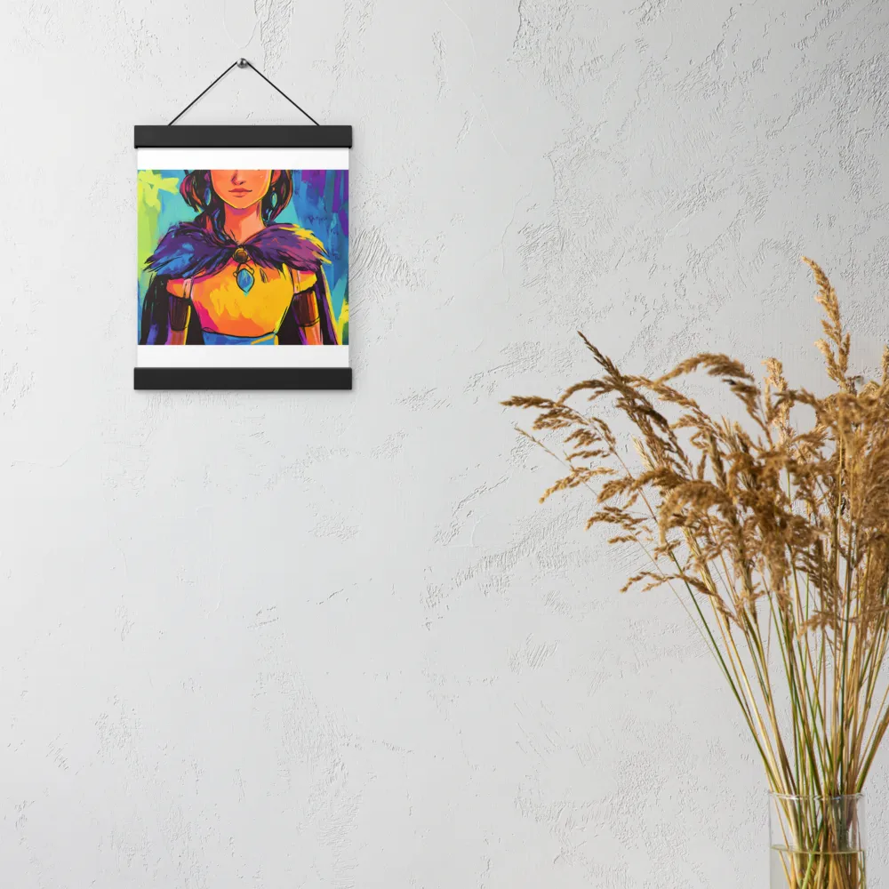 Guardian of Colors | Poster With Black Wood Hanger | 8″×10″