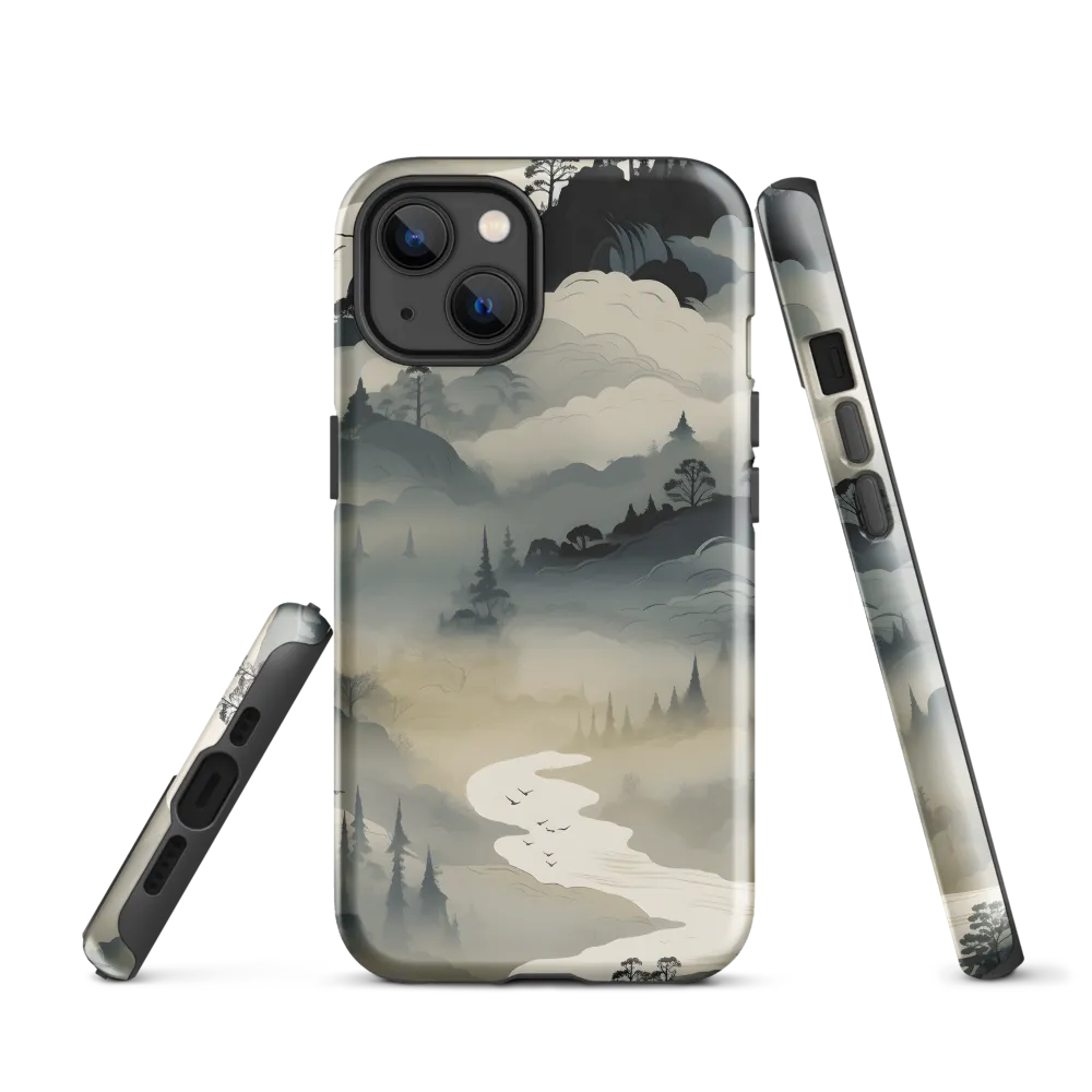 Whispers of the Misty Landscape | Phone Case |  13 | Tough Case | Glossy
