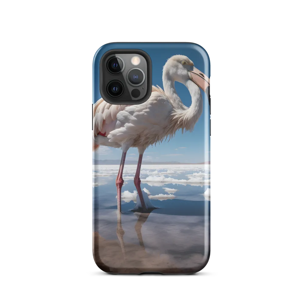Graceful Solitude of a Flamingo