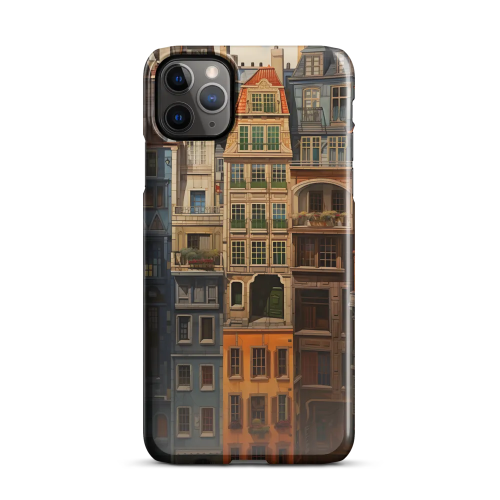 Charming Facades: A Tribute to Urban Living | Phone Case |  11 Pro Max | Snap Case | Glossy