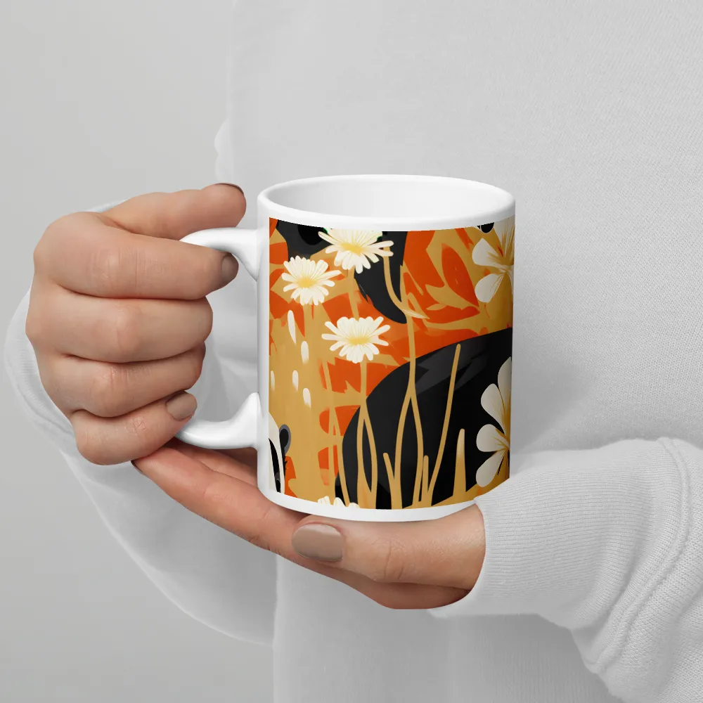 Whimsical Badgers in Bloom | Mugs | Multiple Sizes & Colors