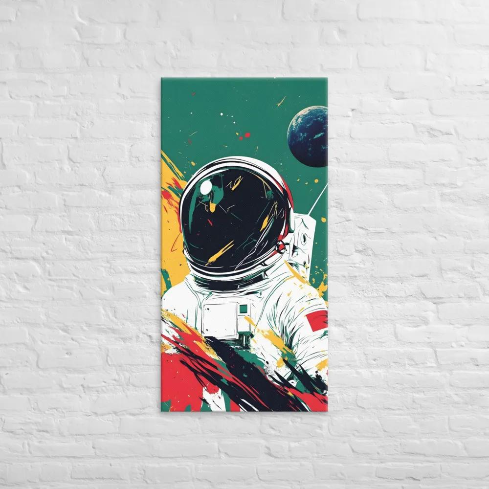 Galactic Explorer: A Modern Odyssey | Canvas | 24″×48″