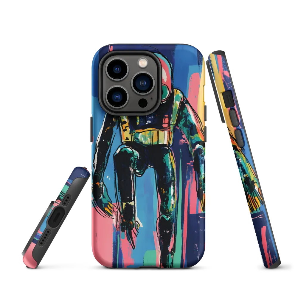 Diver in Vibrant Motion
