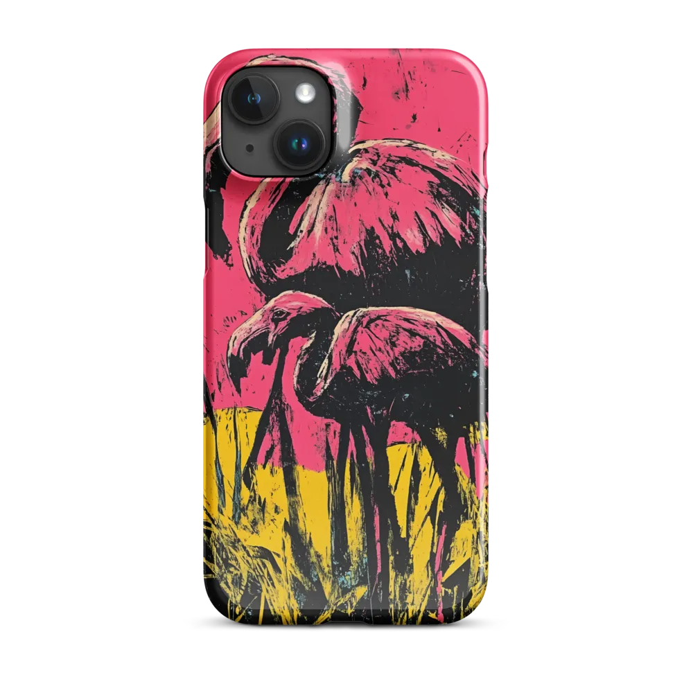 Flamingo Duet: A Pop Art Expression