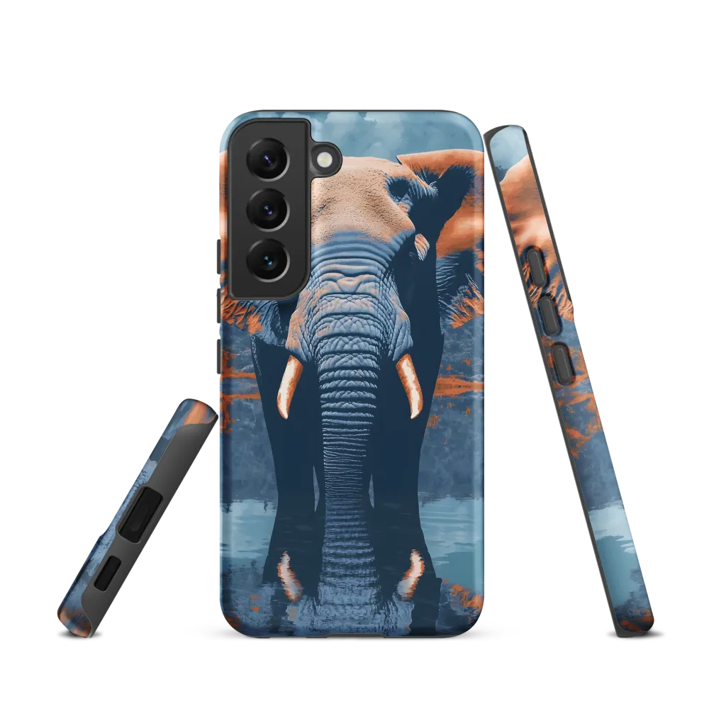Majestic Reflection: The Elephant's Serenade