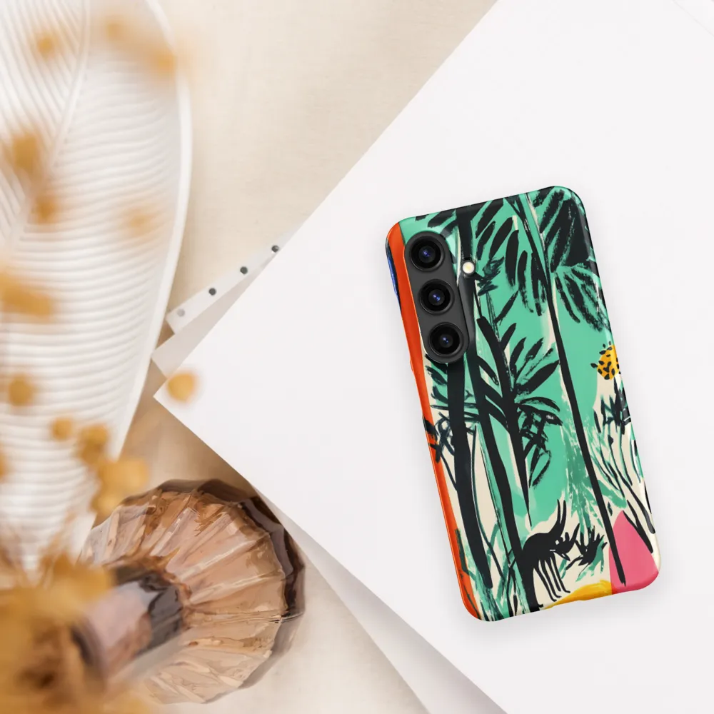Whispers of the Jungle | Phone Case |  S24 | Snap Case | Matte