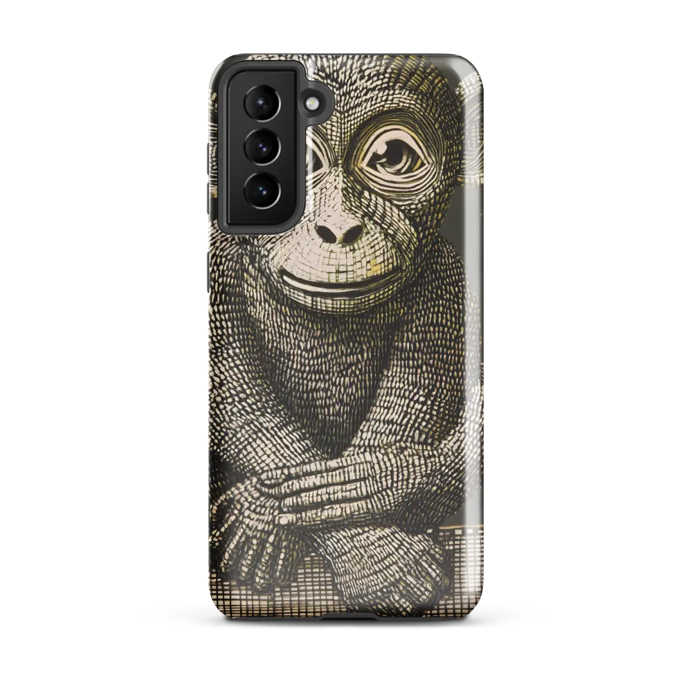 Intricate Primate Portrait