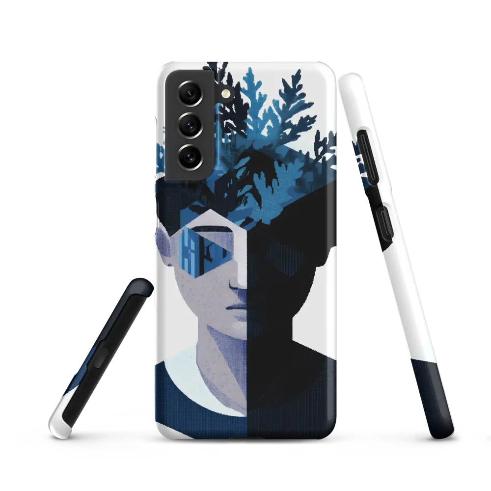 Nature's Reflection in a Surreal Portrait