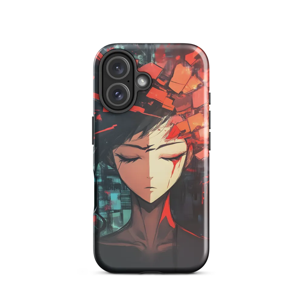 Fragmented Mind: The Silent Struggle | Phone Case |  16 | Tough Case | Glossy