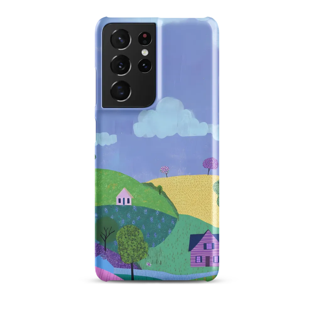 Whimsical Hills and Quaint Homes | Phone Case |  S21 Ultra | Snap Case | Matte