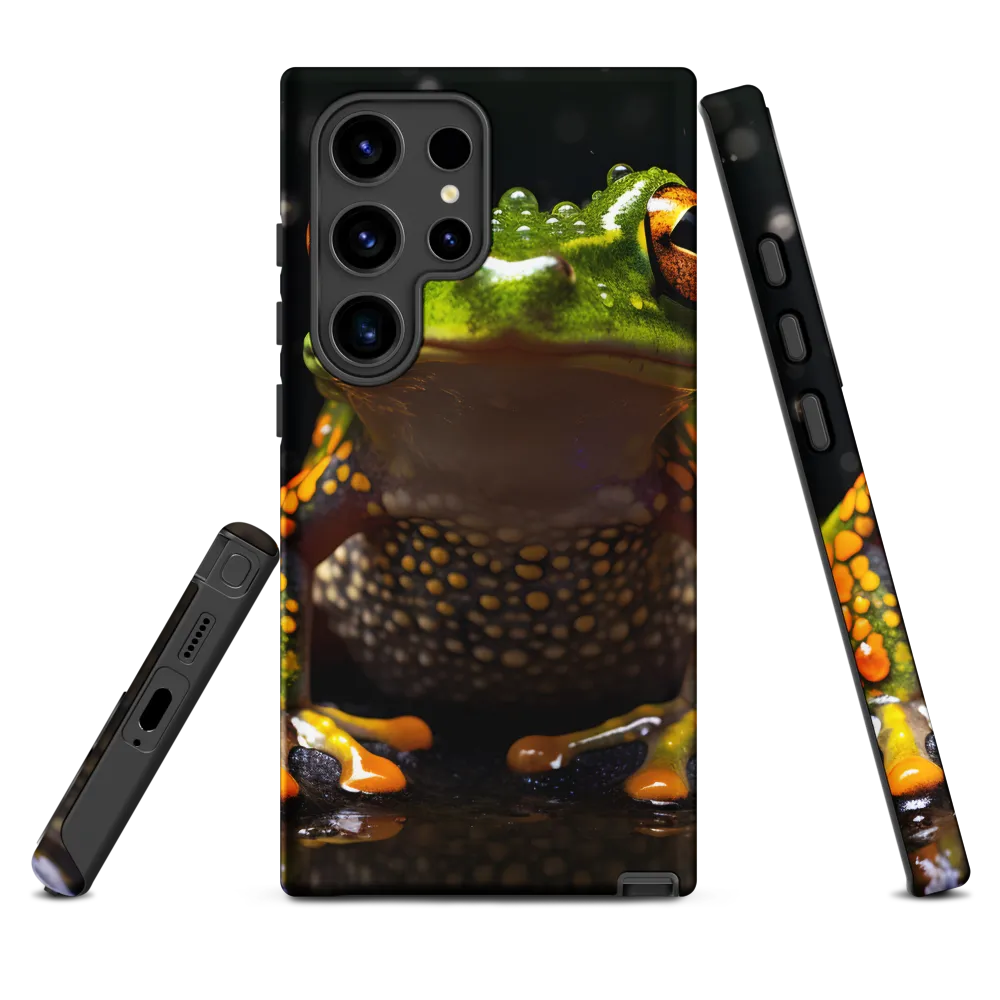 Emerald Elegance: The Frog in Focus