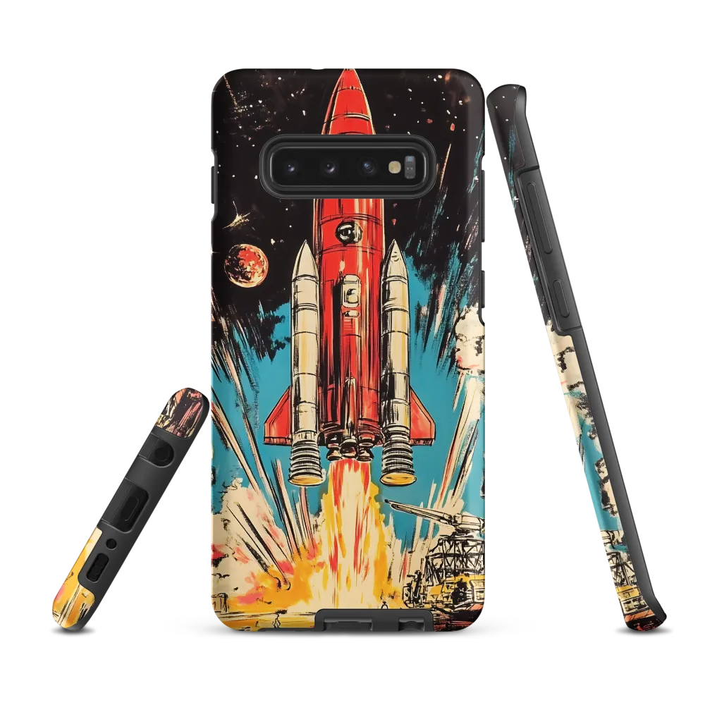 Launch: Retro Red Rocket