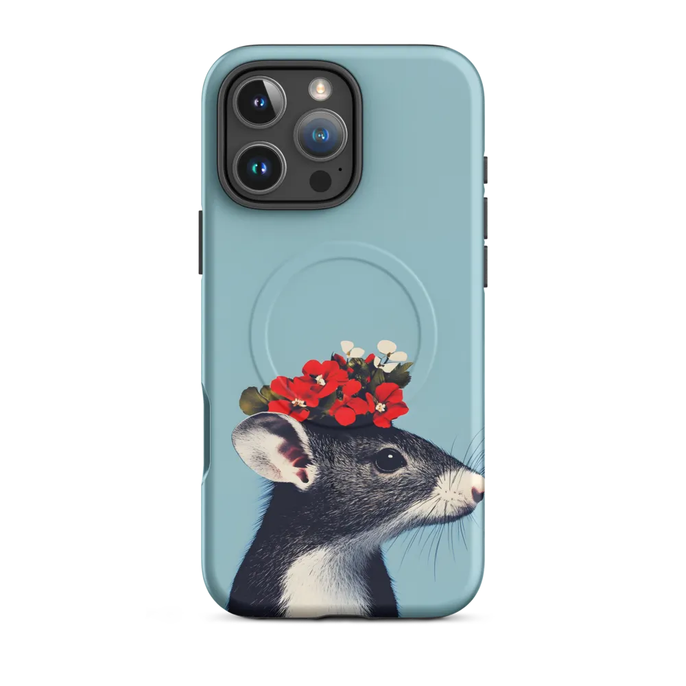 Whimsical Flora: A Mouse's Floral Crown