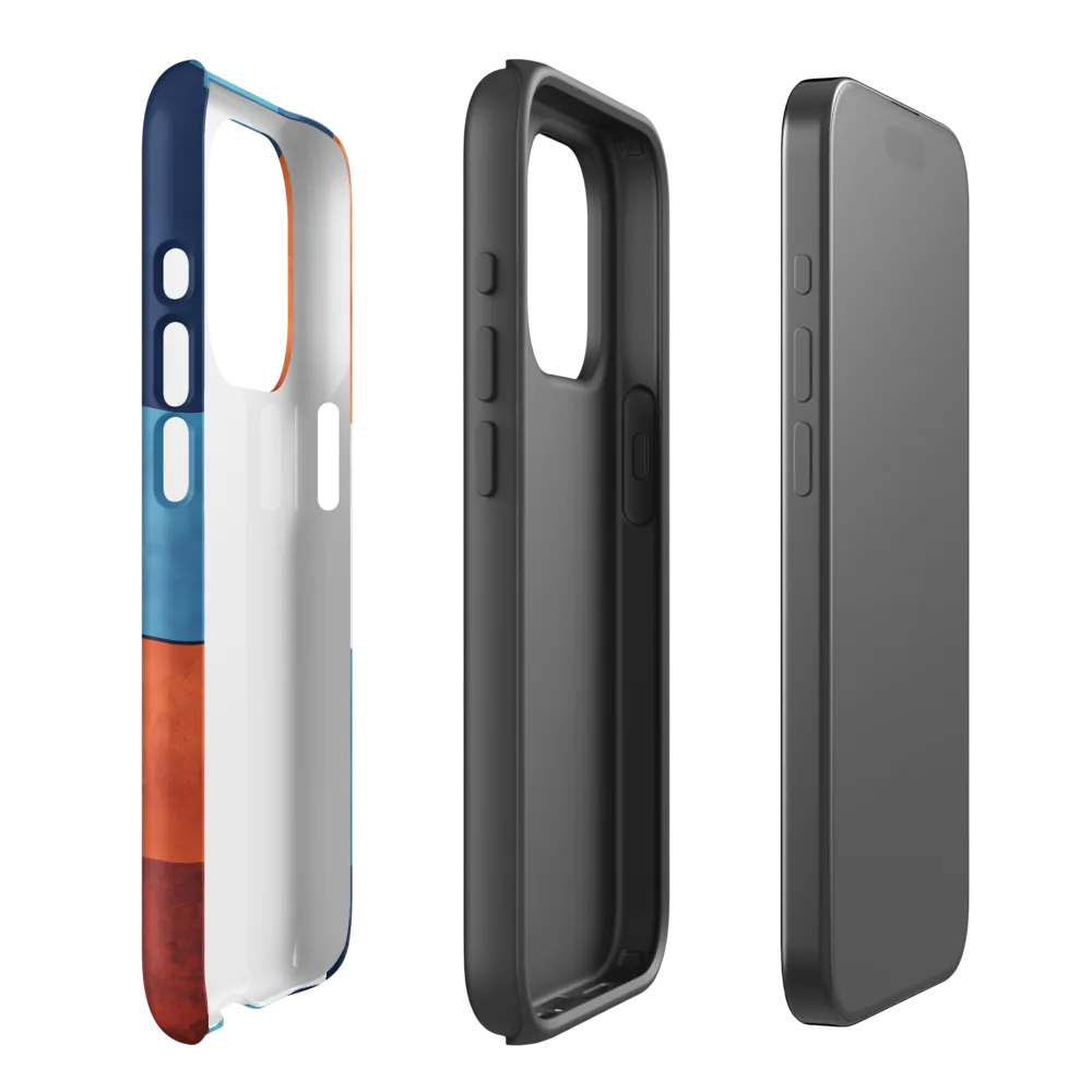 Geometric Harmony in Color | Phone Case |  15 Pro | Tough Case | Matte