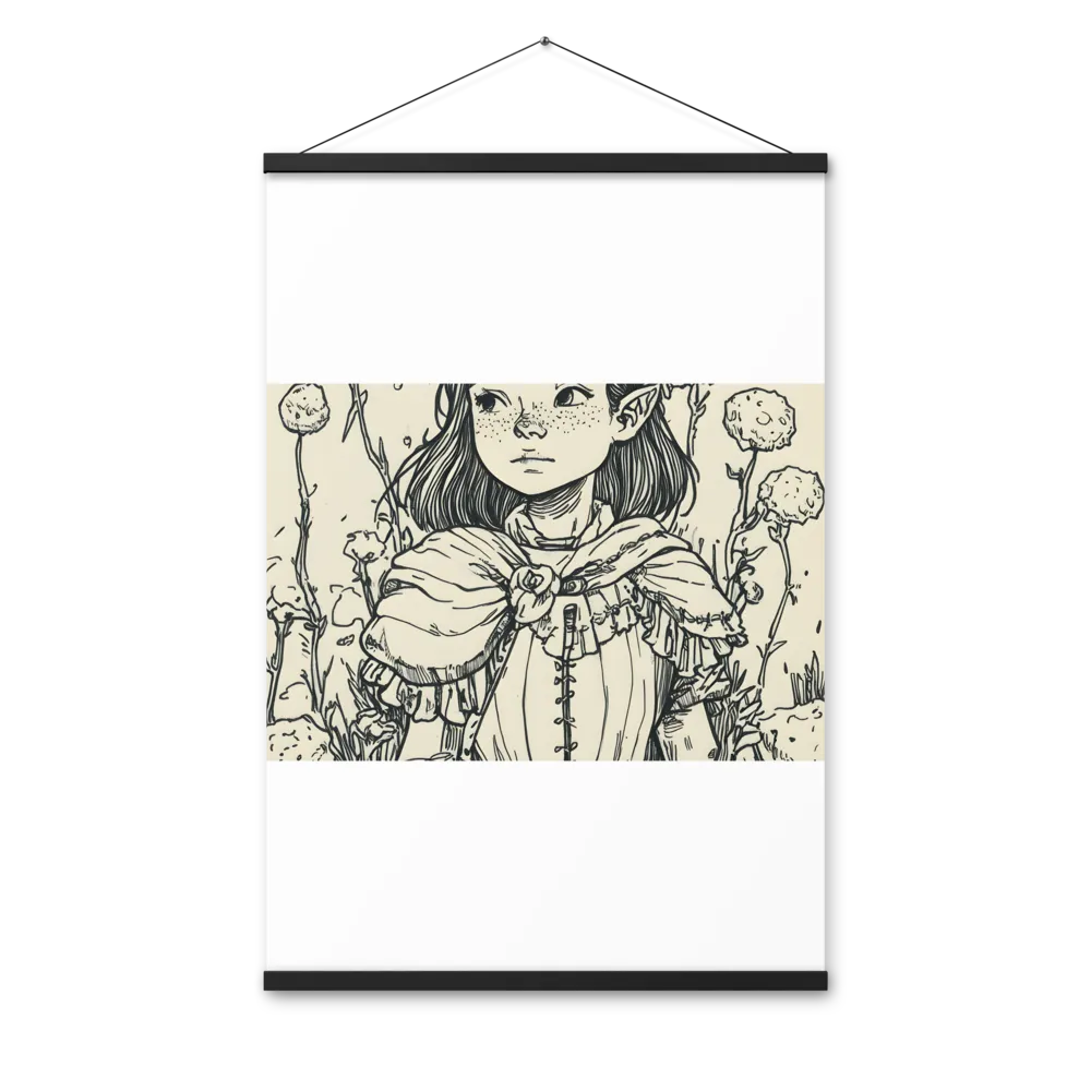 A Young Guardian of Nature | Poster With Black Wood Hanger | 24″×36″