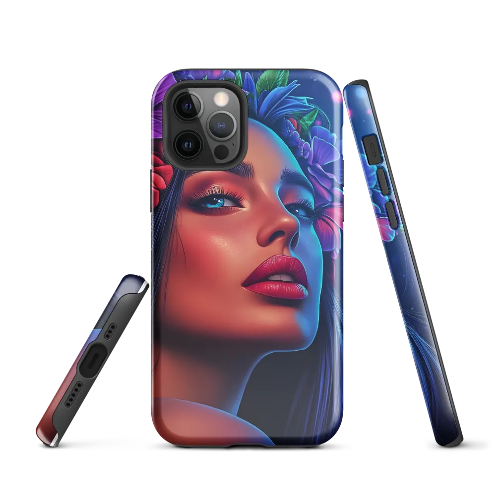 Radiance of the Floral Queen | Phone Case |  12 Pro | Tough Case | Glossy