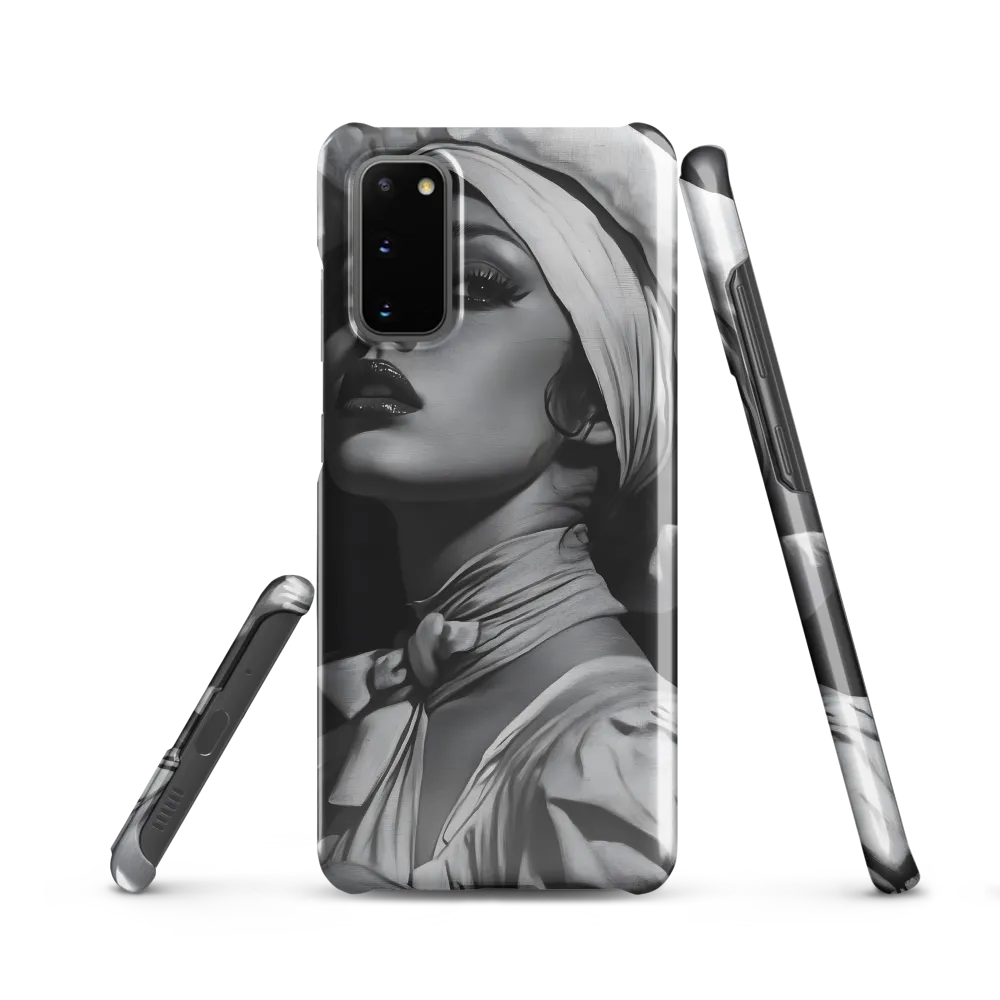 Timeless Elegance: A Charcoal Portrait of Grace