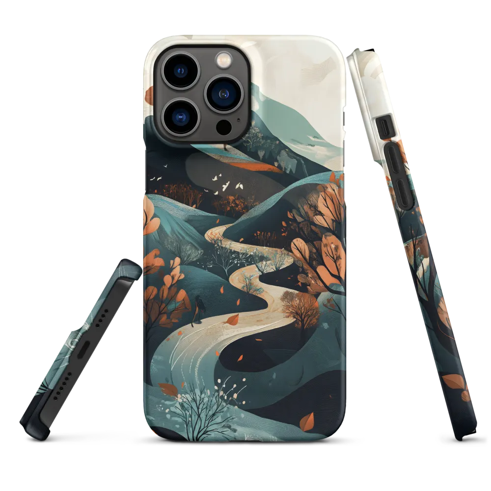 Whispers of Autumn: A Serene Journey | Phone Case |  13 Pro Max | Snap Case | Matte