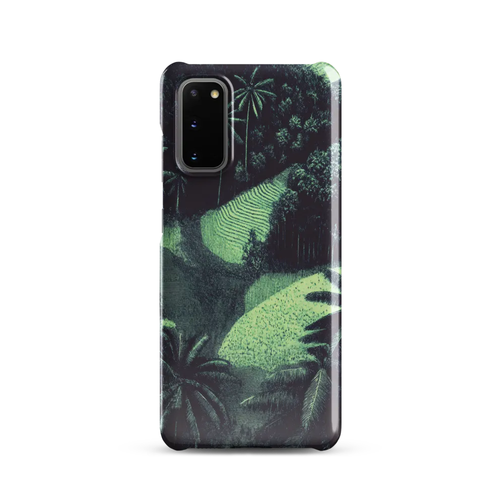 Harmony in Green: A Surreal Landscape