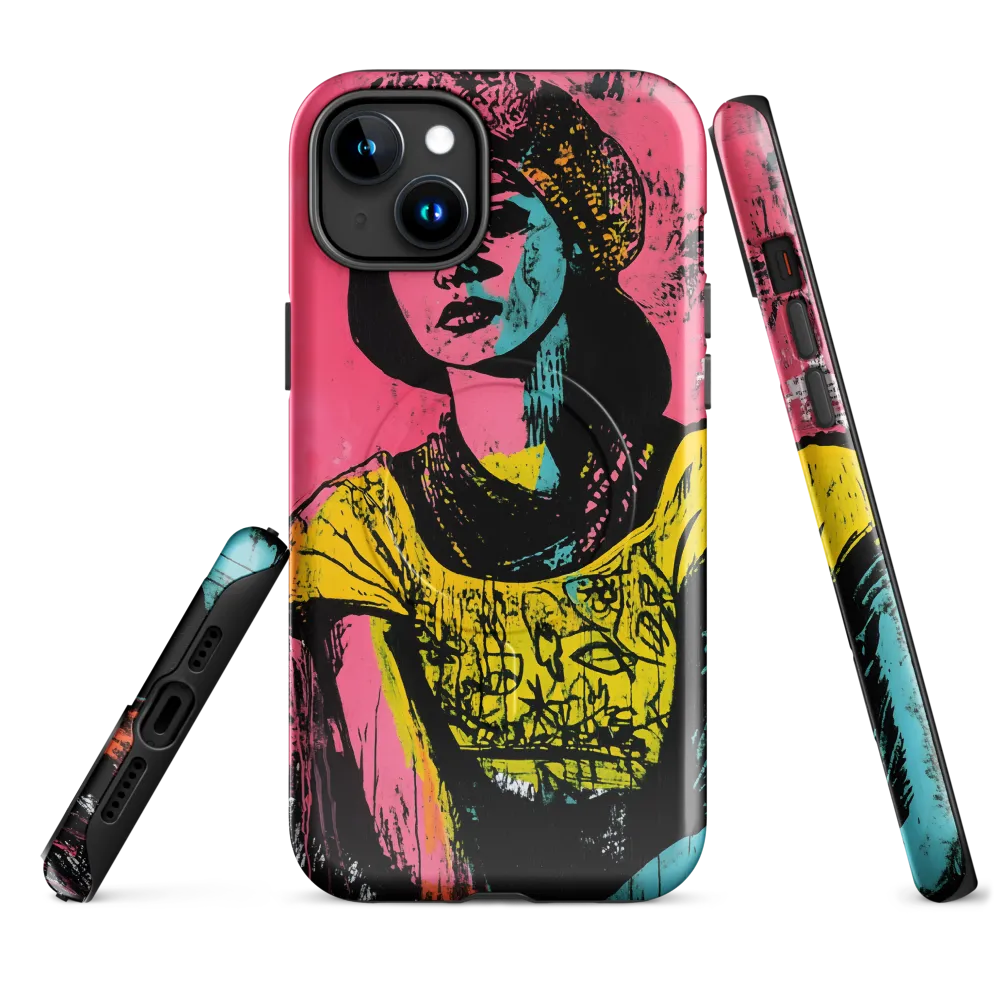 Urban Elegance: A Graffiti Portrait