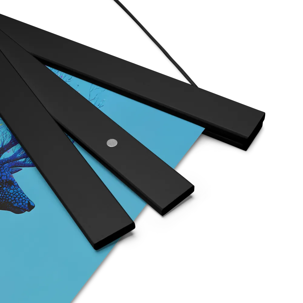 Ethereal Harmony | Poster With Black Wood Hanger | 10″×10″
