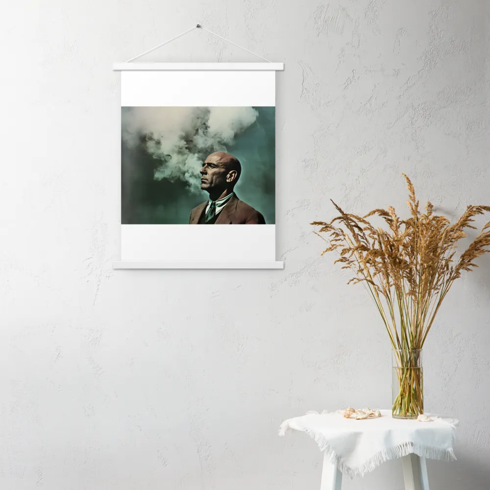 Clouded Thoughts | Poster With White Wood Hanger | 18″×24″