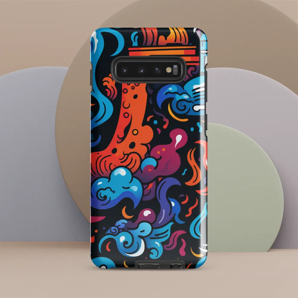 Whirlwind of Color and Light | Phone Case |  S10 Plus | Tough Case | Glossy