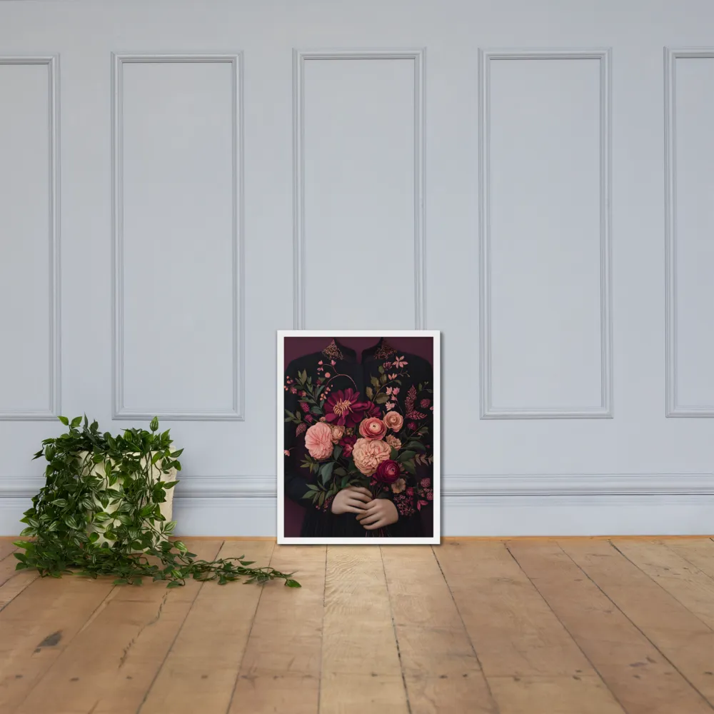 Botanical Elegance | Poster with White Frame | 18″×24″