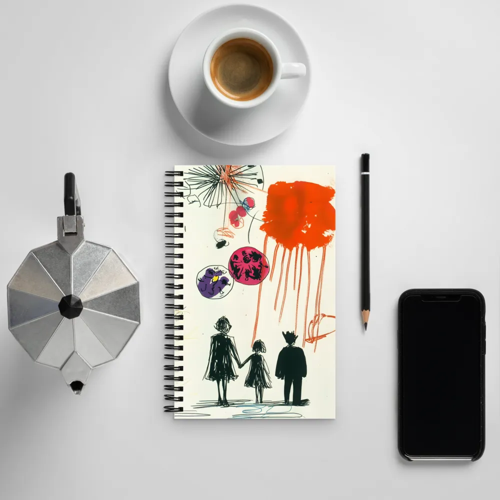 Embrace of Togetherness | Spiral Notebook