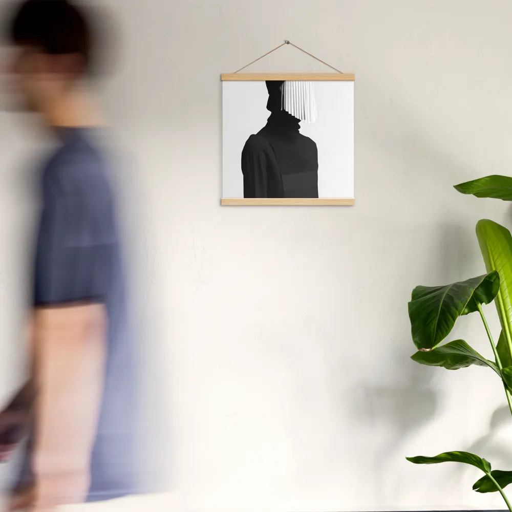 Veil of Mystery | Poster With Oak Wood Hanger | 16″×16″