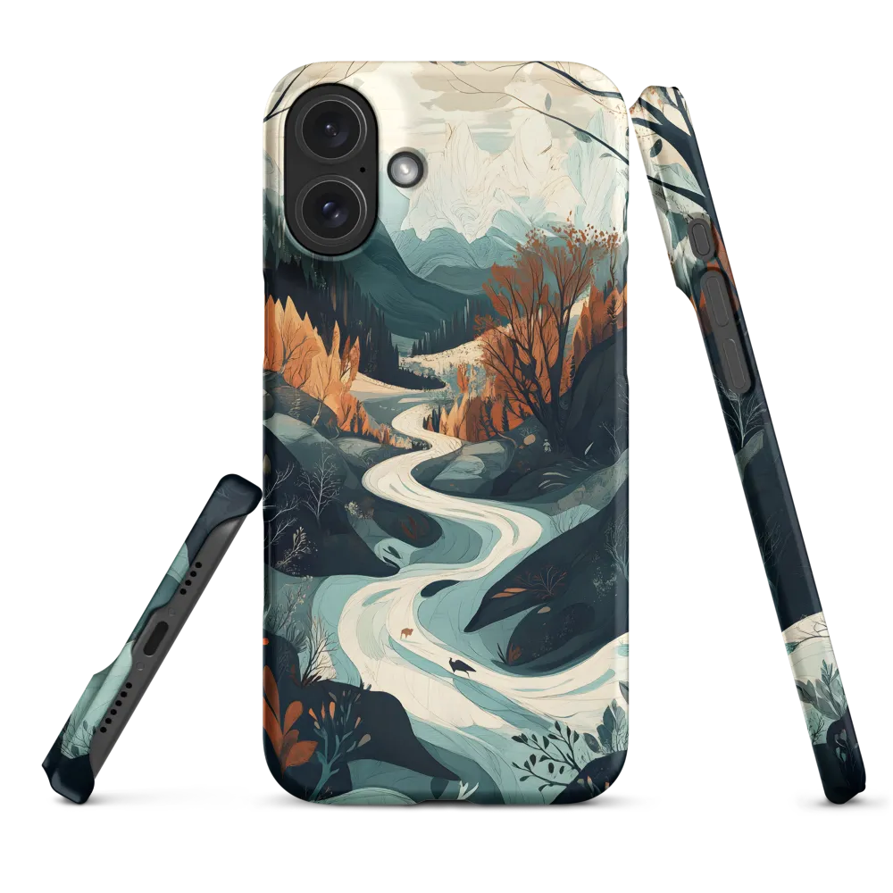 Winding Serenity: A Digital Landscape