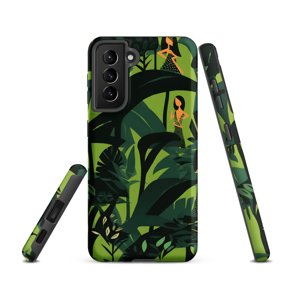 Harmony in Green | Phone Case |  S21 | Tough Case | Matte