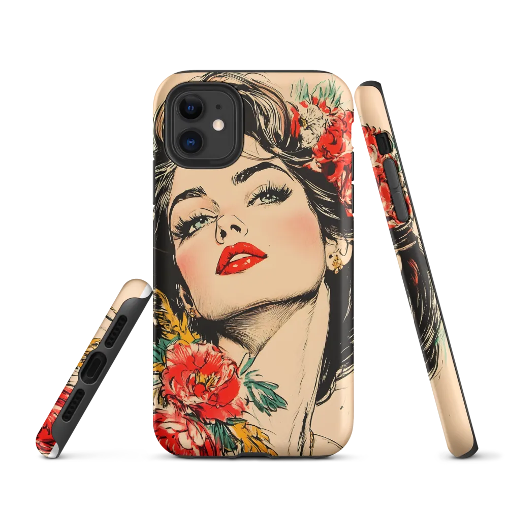 Radiance in Red: A Portrait of Elegance