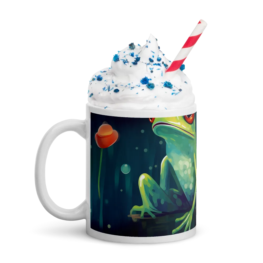 Playful Frogs in a Lush Pond | Mugs | Multiple Sizes & Colors