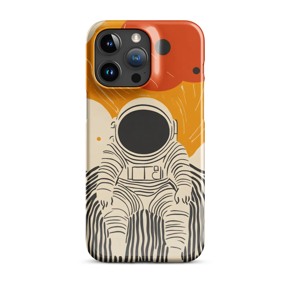 Astronaut in Cosmic Thoughts | Phone Case |  15 Pro Max | Snap Case | Glossy