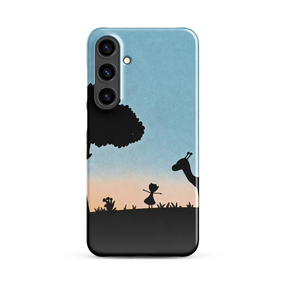 Curiosity in the Silhouette | Phone Case |  S24 Plus | Snap Case | Glossy