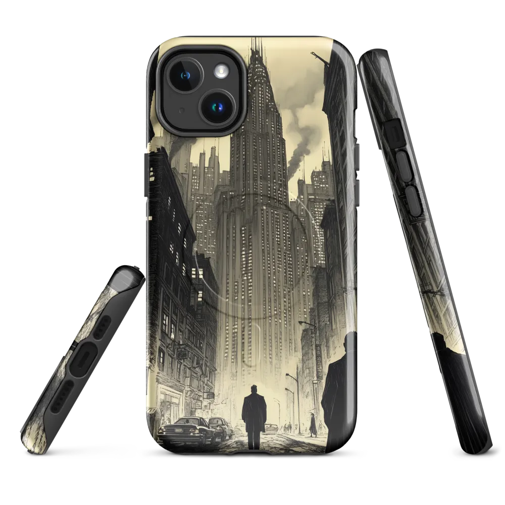 Echoes of the City | Phone Case |  14 Plus | MagSafe® Tough Case | Glossy