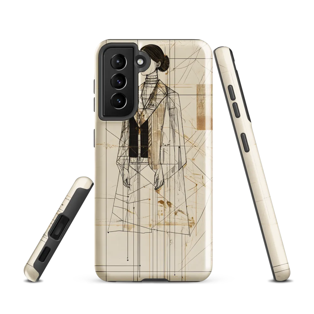 Elegance in Lines | Phone Case |  S21 | Tough Case | Glossy