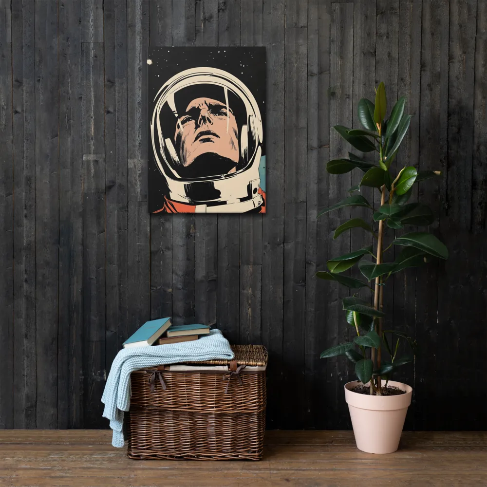 Gaze of the Astronaut | Thin Canvas | 20″×28″