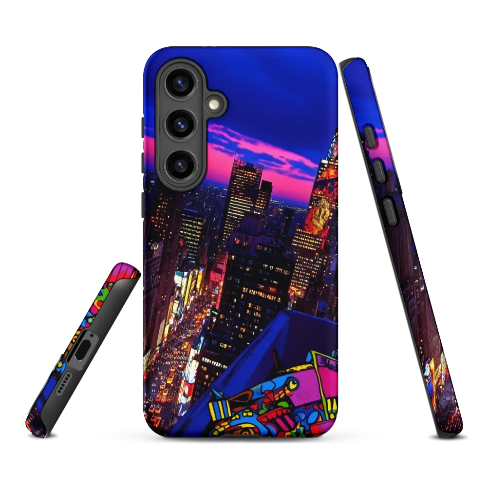 Neon Twilight: A City in Vibrance