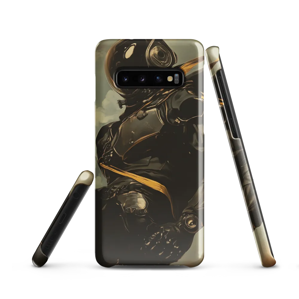 Ethereal Explorer: The Enigmatic Astronaut | Phone Case |  S10 | Snap Case | Glossy