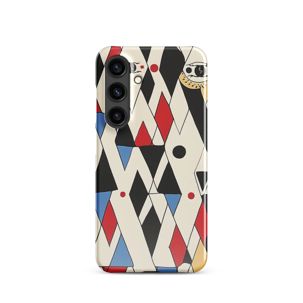 Dynamic Geometric Symphony | Phone Case |  S24 | Snap Case | Glossy