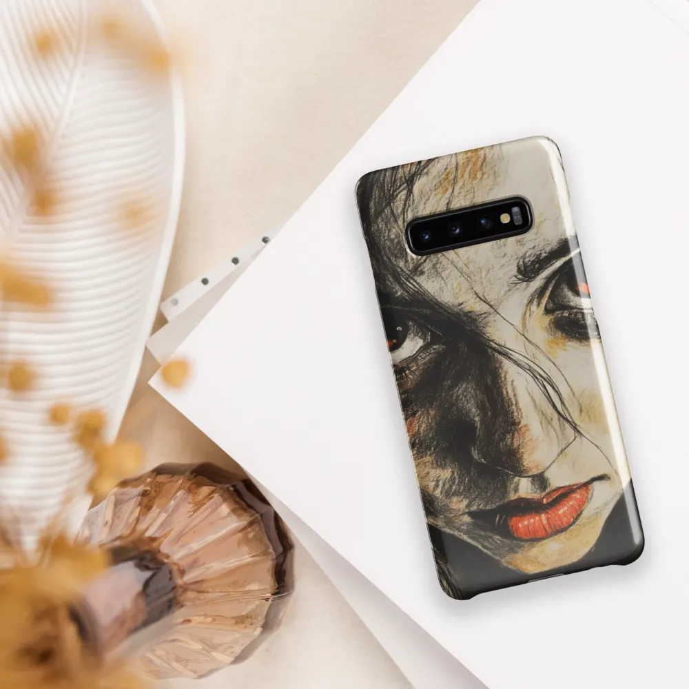 Gaze of Intensity | Phone Case |  S10 Plus | Snap Case | Glossy