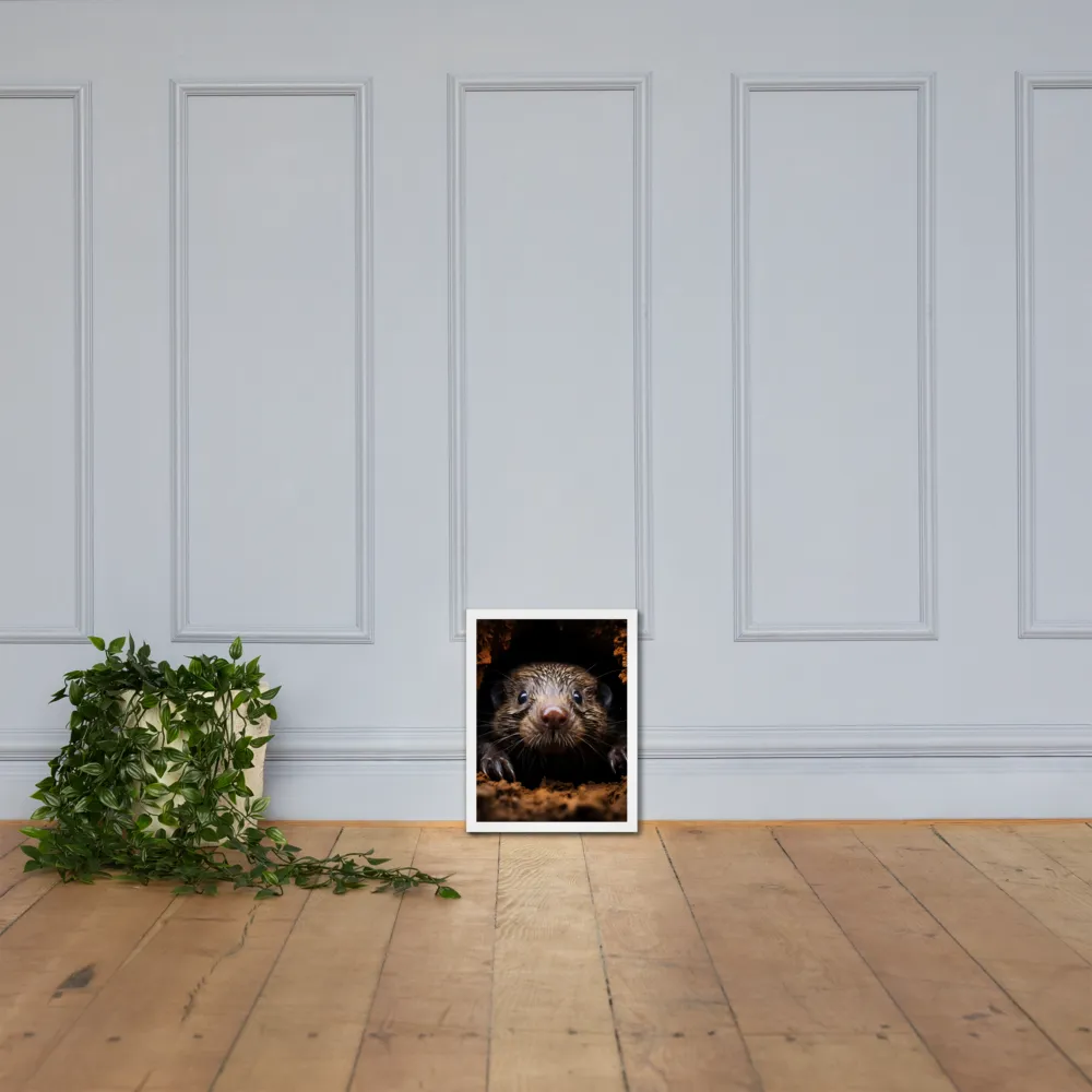 Emerging Curiosity | Poster with White Frame | 12″×16″