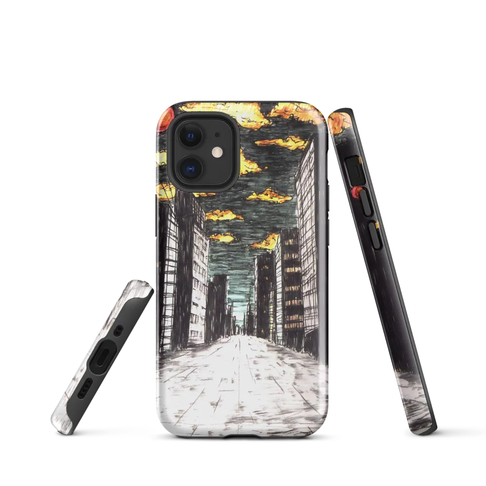 Eclipsed Cityscape