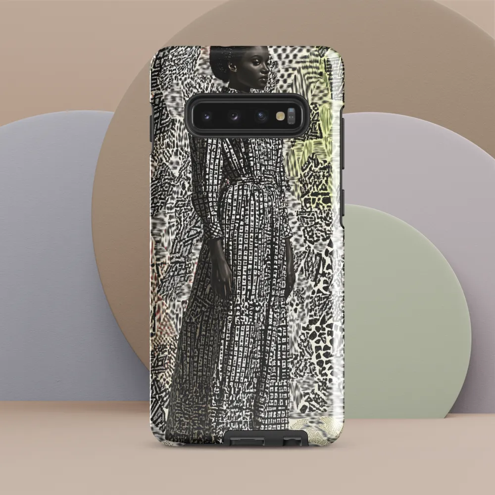 Elegance in Abstract Patterns | Phone Case |  S10 Plus | Tough Case | Glossy