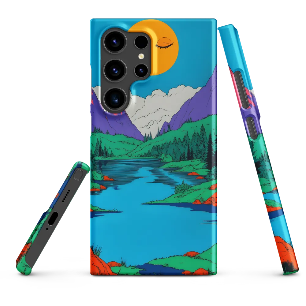 Whimsical Serenity in Vibrant Colors